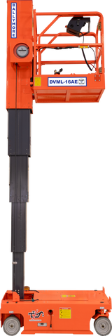 Ballymore Safety Products DVML-16AE - Ballymore Fully Electric Drivable Vertical Mast Lift, 15'5" Platform Height, 500 lb. Capacity 
