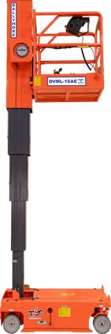 Ballymore Safety Products DVML-16AE - Ballymore Fully Electric Drivable Vertical Mast Lift, 15'5" Platform Height, 500 lb. Capacity 