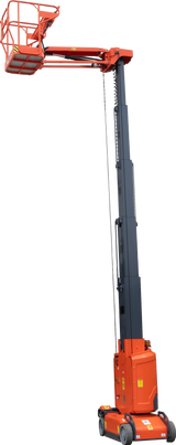 Ballymore Safety Products Drivable Vertical Mast Lift, 30' Lift, 9' Jib 