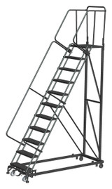 Ballymore Safety Products Heavy Duty 50 Degree Slope Ladder, 11 Step, 28 In Deep Top Step, P 