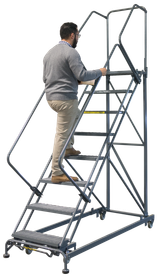 Ballymore Safety Products Heavy Duty 12 Step, Stairway Slope, P, Yellow 