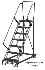 Ballymore Safety Products Heavy Duty 7 Step, 50 Degree Slope Ladder, 28 Deep Top Step, P 