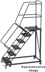Ballymore Safety Products Heavy Duty 8 Step, 50 Degree Slope Ladder, 28 Deep Top Step, P 
