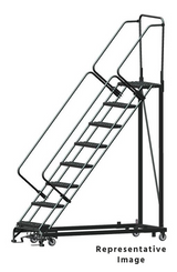 Ballymore Safety Products Heavy Duty 8 Step, 50 Degree Slope Ladder, 28 Deep Top Step, X 