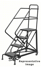 Tri-Arc KD 4 Step Easy Climb Ladder Perforated 16 HR 27" With Deep Top Step 