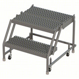 Tri-Arc KD 2 Step Steel Ladder Grip 16 Wide With 30" With Deep Top Step Step 