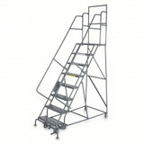 Tri-Arc KD 7 Step Steel Ladder Perf 24 Wide HR With 20" With Deep Top Step Step 