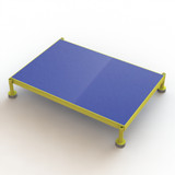  Tri-Arc Adjustable Height Work Platform: 1 Steps, 5" To 8", 24" Platform Wide, 36" Platform Deep 