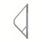  Tri-Arc Ladder Handrail: 32 In Overall Height, For Use With Mfr. No. MPASHR3, Aluminum 