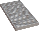  Tri-Arc Platform Unit: Serrated, 4 In Overall Height, 60 In Platform Lg, 30 In Platform Wide, Aluminum 