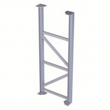  Tri-Arc Support Leg: 81 In Overall Height, 30 In Overall Wide, Aluminum, 500 Lb Load Capacity 