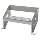  Tri-Arc Ladder: 18 In Top Step Height, 1 Steps, 45Ã¢° Climbing Angle, 14 In Vertical Clearance, Serrated 