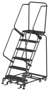Ballymore Safety Products All Direction Ladders, All Directional, 6 Step, 32 In Wide Base, 14 in Deep Top Step, Expanded Metal Tread, Setup 