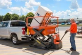 Ballymore Safety Products Portable Loading Dock - 1,500 Lb Load Capacity, 55 In Lifting Height Max. 