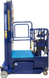 Ballymore Safety Products PS-12DRVS - Drivable Power Stocker Vertical Mast Lift - With Safety Sensor 