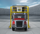 Tri-Arc Rolling Work Platform: 7 Steps, 103 in to 115 in, 24 in Platform Wd, 130 in Platform Dp 