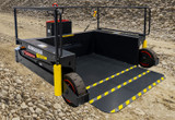 Ballymore Safety Products Rough Terrain Portable Loading Dock 5K Weight Capacity 
