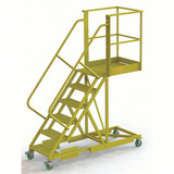 Tri-Arc UDES 6 Step Cantilever, Supt'd 24 Wide Perforated, 30" Platform 