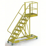 Tri-Arc UDES 8 Step Cantilever, Supt'd 24 Wide Perforated, 30" Platform 