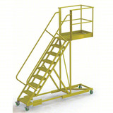 Tri-Arc UDES 9 Step Cantilever, Supt'd 24 Wide Perforated, 40" Platform 