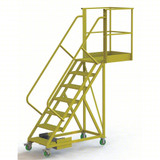Tri-Arc UDES 7 Step Cantilever, Unsup 24 Wide Perforated, 30" Platform 