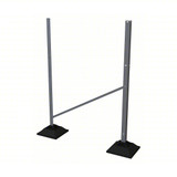  Tri-Arc Support Leg: 40 in Overall Height, 36 in Overall Wide, 500 lb Load Capacity, Aluminum 
