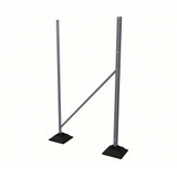 Tri-Arc Support Leg: 60 in Overall Height, 36 in Overall Wide, 500 lb Load Capacity, Aluminum 