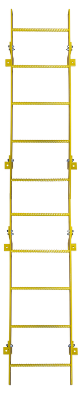 Tri-Arc Straight Height Ladder 10 Rungs With Walkthru 