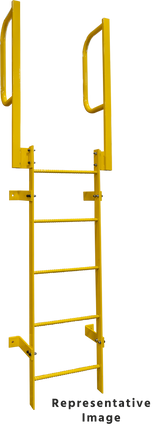 Tri-Arc Straight Height Ladder 16 Rungs With Walkthru 