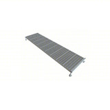  Tri-Arc Adjustable Height Work Platform: 1 Steps, 9" To 14", 24" Platform Width, 97" Platform Depth, Gray, Steel 