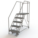  Tri-Arc Forward Descent Rolling Work Platform: 5 Steps, 50 In, 24 In Platform Wide, 35 In Platform Deep 