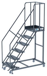Ballymore Safety Products Work Titan ladder 6 STEP,Heavy Duty 800 lb. Capacity ,32WD 21DTS,PTRD 