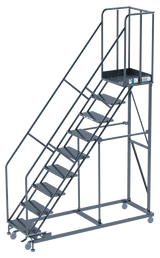 Ballymore Safety Products Work Titan ladder 9 STEP,Heavy Duty 800 lb. Capacity ,32WD 21DTS,PTRD 