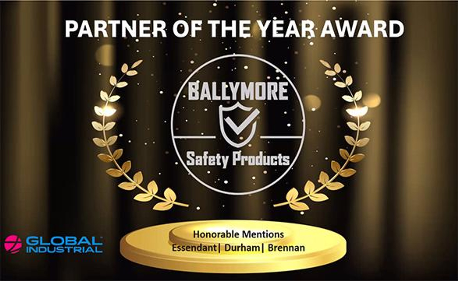 Ballymore Safety Products is thrilled to announce that we’ve been awarded the Global Industrial 2024 Partner of the Year – for the second consecutive year! thumbnail image
