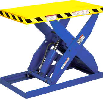 Max Wide Base Scissor Lift Hand Control 55 48X96 2K Capacity