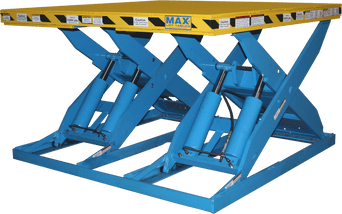 MAX DBL WIDE SCISSOR LIFT FOOT CONTROL 48x74 10K CAPACITY