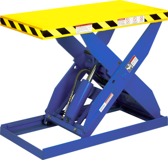 Max Wide Base Scissor Lift Hand Control 68 36X96 2K Capacity