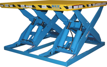 MAX DBL WIDE SCISSOR LIFT FOOT CONTROL 50x72 10K CAPACITY