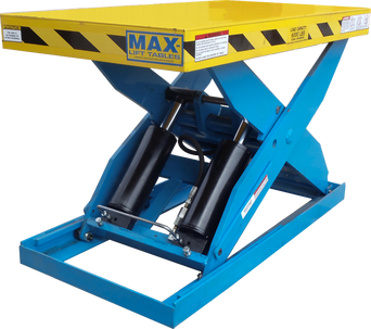 Max Wide Base Scissor Lift Hand Control 55 48X72 5K Capacity