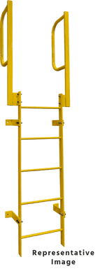 Straight Height Ladder 18 Rungs With Walkthru