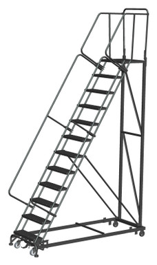 Heavy Duty 12 Step, 50 Degree Slope Ladder, X , 28 Deep Top Step