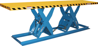 Lift Products Inc. Max Dbl Long Scissor Lift Foot Control 55 48X180 8K Capacity  Max Dbl Long Scissor Lift Foot Control 55 48X180 8K Capacity