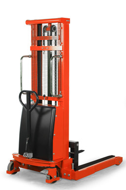 BALLYPAL22AG138 - Ballymore Battery Operated Power Lift Stacker - 2200 Lb. Capacity - 138" Lift