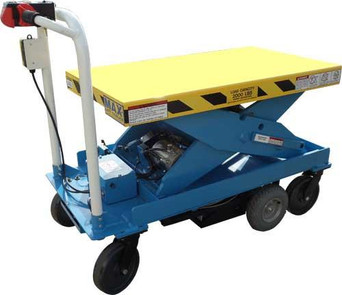Max Mobile Lift Table Hand Control 54.25 26X72 2K Capacity
