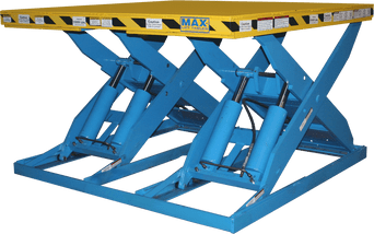 MAX DBL WIDE SCISSOR LIFT 2K CAPACITY 55" PLATFORM HEIGHT