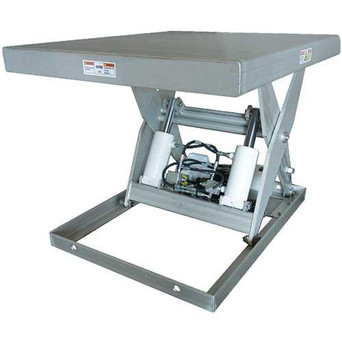 SCISSOR STAINLESS STEEL LIFT TABLE