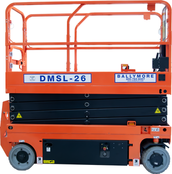 DMSL-26 - Ballymore Drivable Mini Scissor Lift 26' Platform, 500 Lb. Capacity