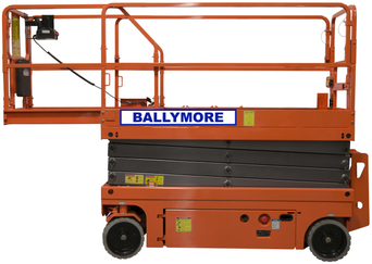 DMSL-26W - Ballymore Drivable Mini Scissor Lift 26' Platform, 1000 Lb. Capacity