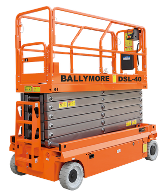 DSL-40 - Ballymore Drivable Scissor Lift 40' Platform, 550 Lb. Capacity