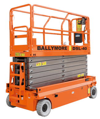 DSL-40 - Ballymore Drivable Scissor Lift 40' Platform, 550 Lb. Capacity